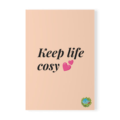 A5 Notebook - Keep Life Cosy Oak and Holly Branded